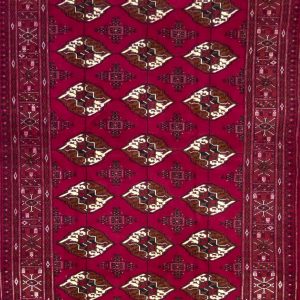 Turkmenistan Bukara Rug - 193x129 (cm)