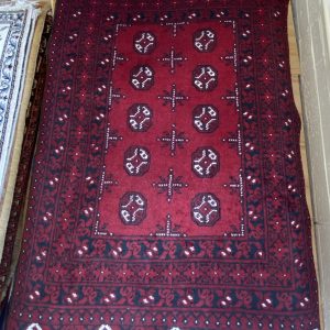 Afghan Bukara Rug - 153x100 (cm)